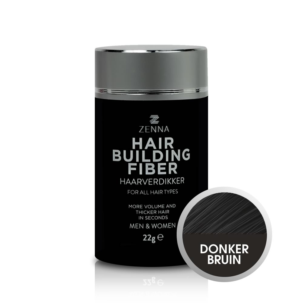 Zenna Hair Building Fibers in kleur donkerbruin